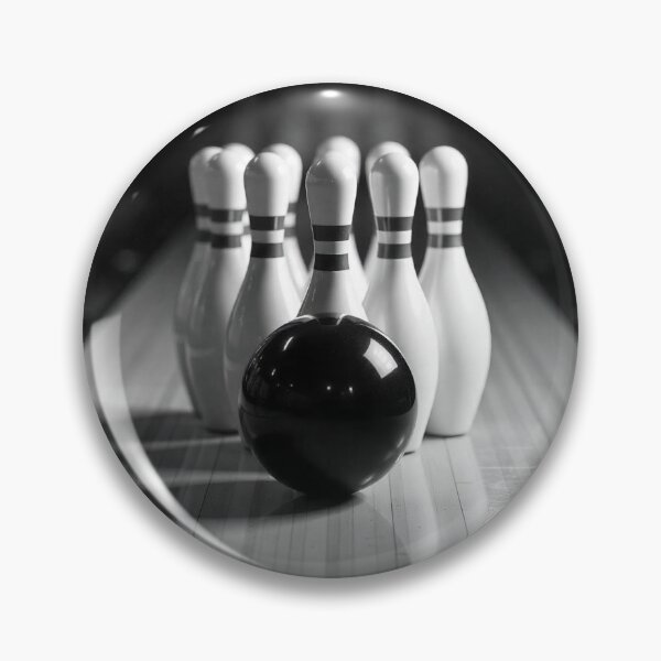 Item preview, Free Photo of Bowling Pins and Ball Arrangement – Striking Sports Visual designed and sold by hjian8219.