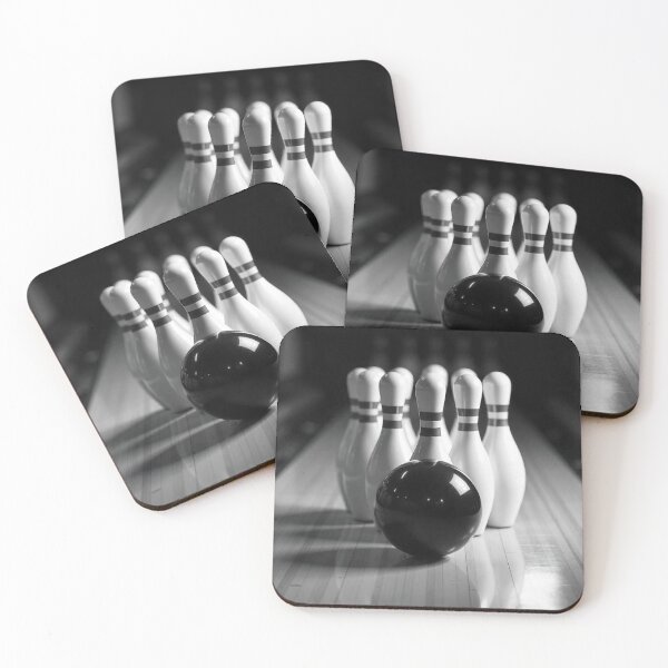 Item preview, Free Photo of Bowling Pins and Ball Arrangement – Striking Sports Visual designed and sold by hjian8219.
