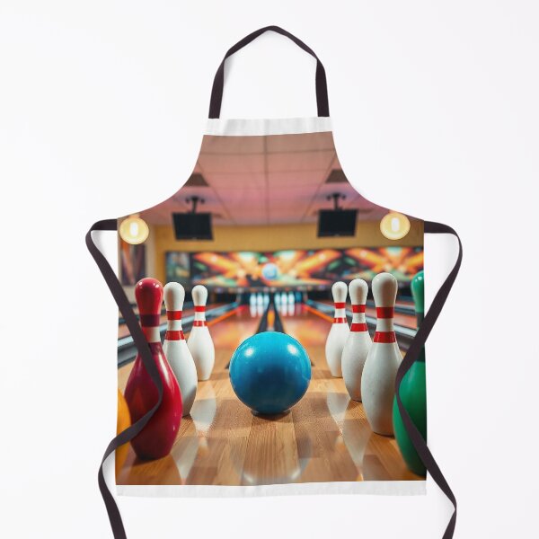 Item preview, Free Photo of Bowling Pins and Ball Arrangement – Striking Sports Visual designed and sold by hjian8219.