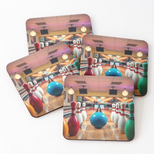 Item preview, Free Photo of Bowling Pins and Ball Arrangement – Striking Sports Visual designed and sold by hjian8219.