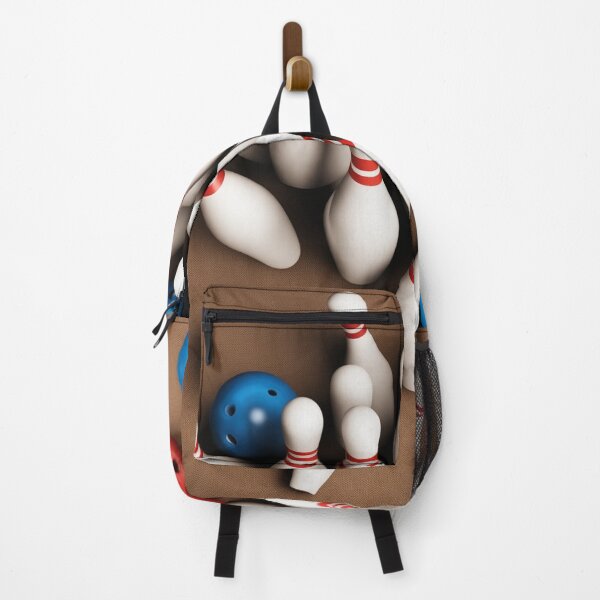 Item preview, Free Photo of Bowling Pins and Ball Arrangement – Striking Sports Visual designed and sold by hjian8219.
