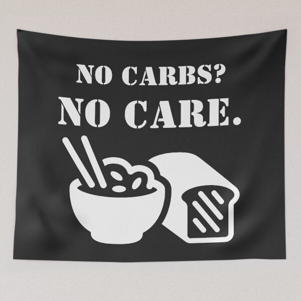 Item preview, No Carbs? No Care. Carbs Lovers, Food Lovers, Funny  designed and sold by Anniko Art Studio.