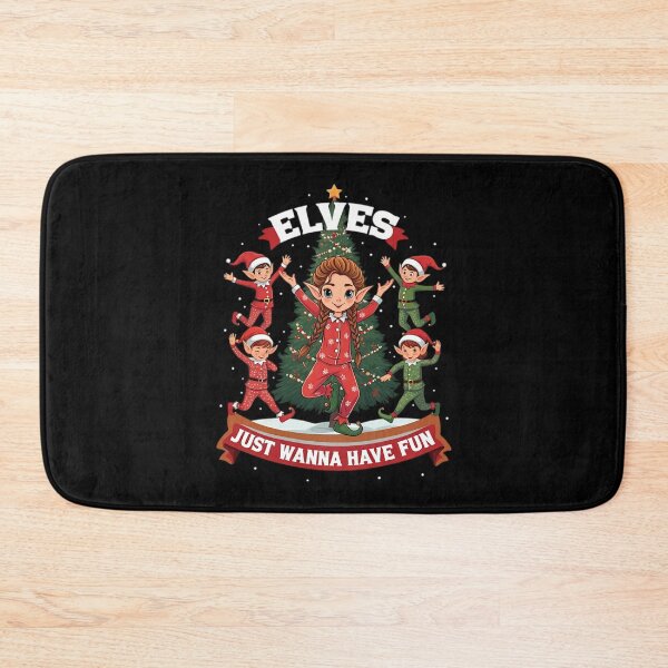 Item preview, Christmas Elves Just Wanna Have Fun designed and sold by HolidayT-Shirts.