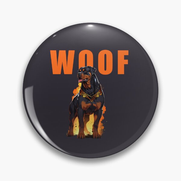 Item preview, "Rottweiler" WOOF designed and sold by La Loca.