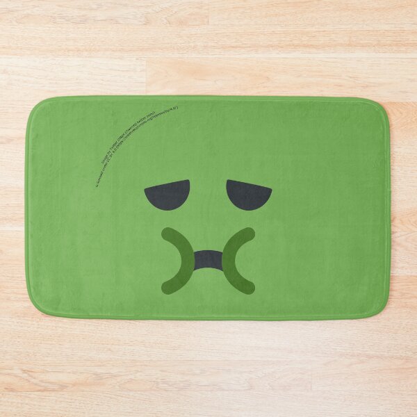 Item preview, Nauseated Face Emoji designed and sold by VeryRandomShop.