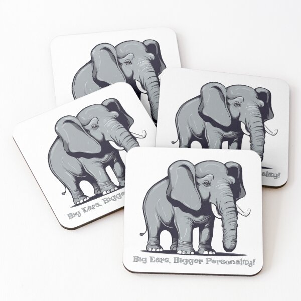 Artikelvorschau, Elefant mit großen Ohren entworfen und verkauft von ArtShare.
