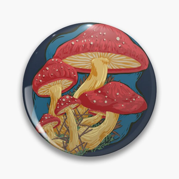 Item preview, Cottagecore Magic Mushroom Toadstools designed and sold by Crystal Odenkirk.