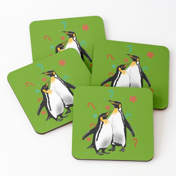 Item preview, Penquins and candy canes designed and sold by SimoesArtistry.