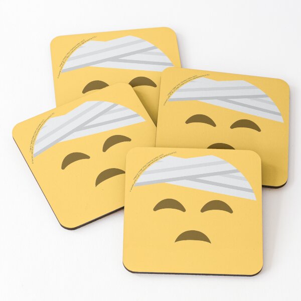 Item preview, Face with Head-Bandage Emoji designed and sold by VeryRandomShop.