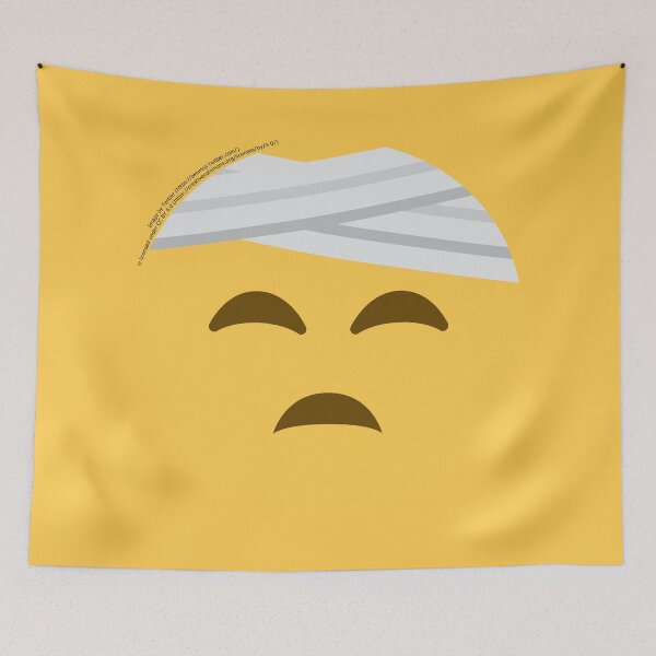 Item preview, Face with Head-Bandage Emoji designed and sold by VeryRandomShop.
