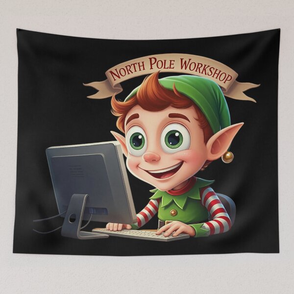 Item preview, North Pole Workshop Elf Manager designed and sold by HolidayT-Shirts.