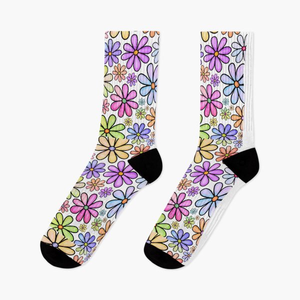 Item preview, Colorful flowers seamless pattern  designed and sold by Kelli Campbell.