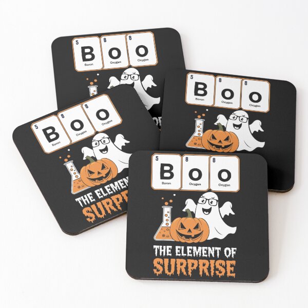 Item preview, Chemistry Boo The Element Of Surprise Cute Chemist Halloween designed and sold by ArtFromBeyond.
