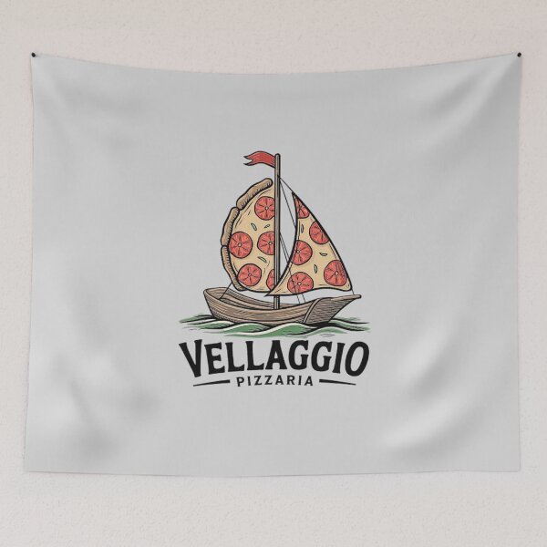 Item preview, Creative Pizza Boat Design - Nautical and Food-Themed Art for Pizza Lovers designed and sold by love3617.
