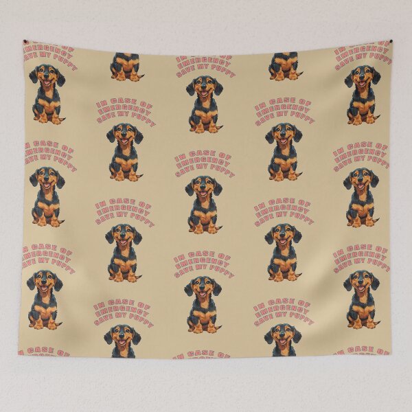 Item preview, "In Case of Emergency, Save My Puppy" Tee designed and sold by La Loca.