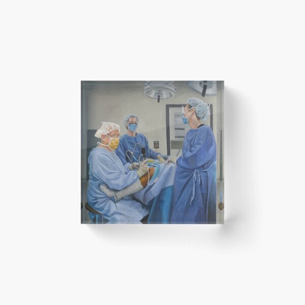 The Case - Oil Painting by Avril Thomas - Adelaide Artist Acrylic Block