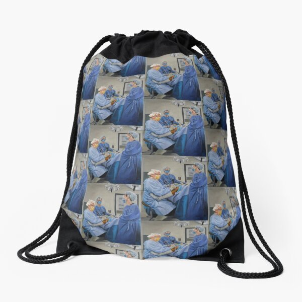 The Case - Oil Painting by Avril Thomas - Adelaide Artist Drawstring Bag