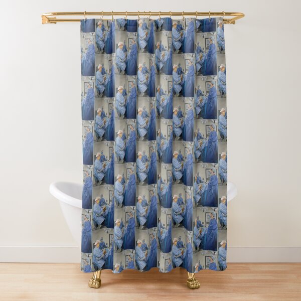 The Case - Oil Painting by Avril Thomas - Adelaide Artist Shower Curtain