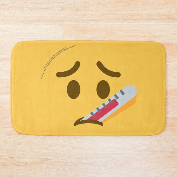 Item preview, Face with Thermometer Emoji designed and sold by VeryRandomShop.