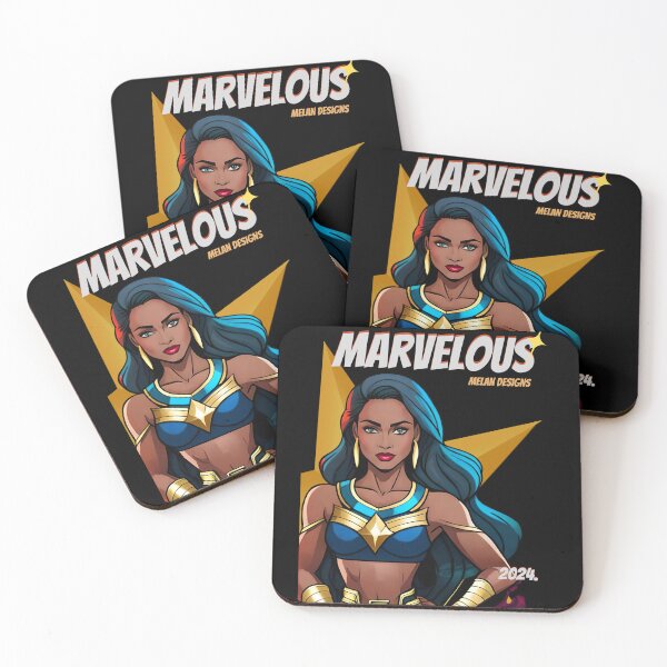 Item preview, Superhero Woman Marvelous 2024 Inspirational Blue Athletic Comic  designed and sold by Melan Designs.