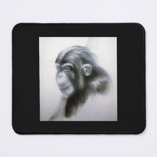 Item preview, Chimp - Drawing by Avril Thomas - Adelaide Artist designed and sold by AvrilThomasart.