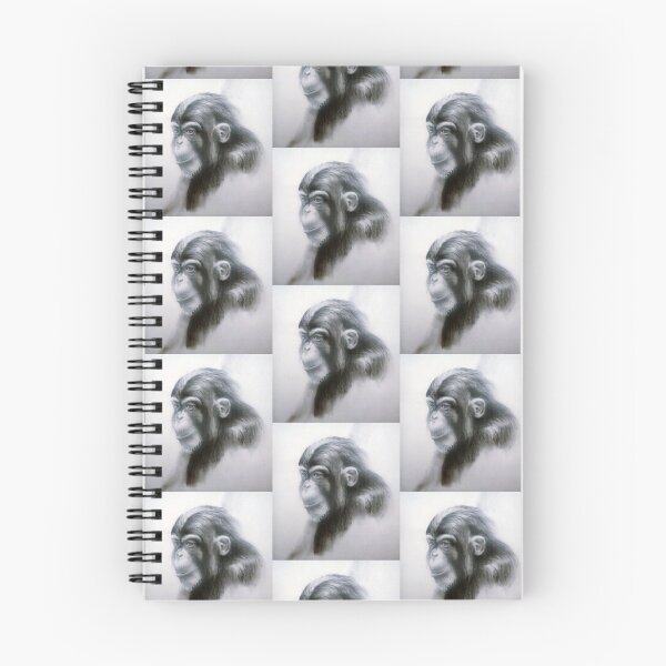 Item preview, Chimp - Drawing by Avril Thomas - Adelaide Artist designed and sold by AvrilThomasart.