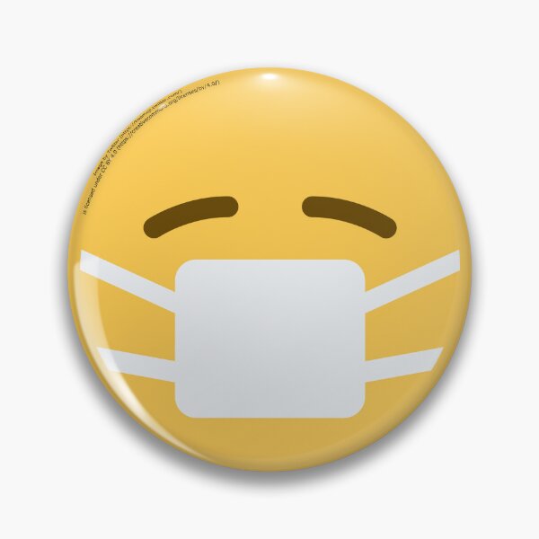 Item preview, Face with Medical Mask Emoji designed and sold by VeryRandomShop.