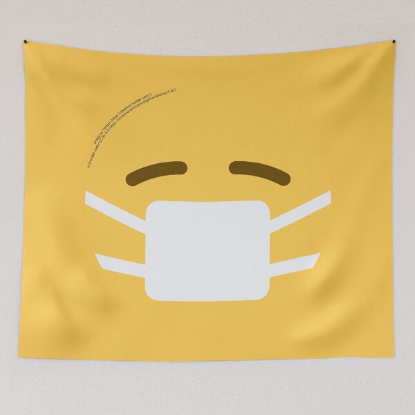 Item preview, Face with Medical Mask Emoji designed and sold by VeryRandomShop.