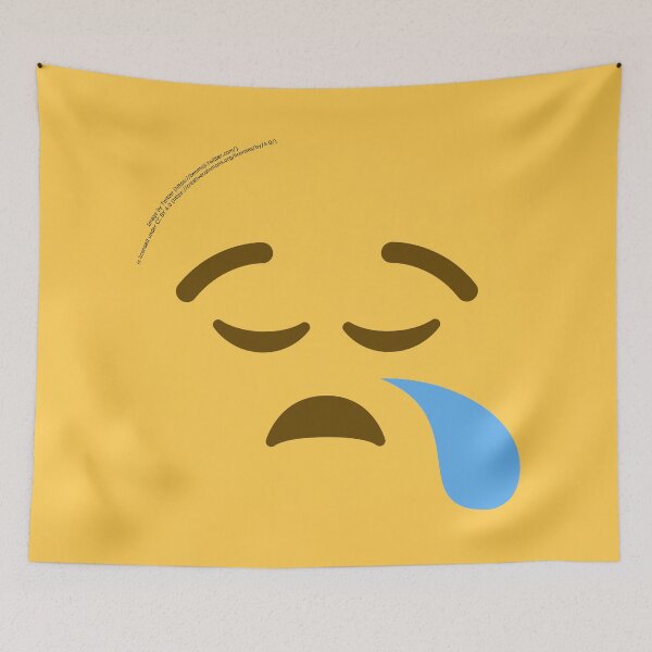 Item preview, Sleepy Face Emoji designed and sold by VeryRandomShop.