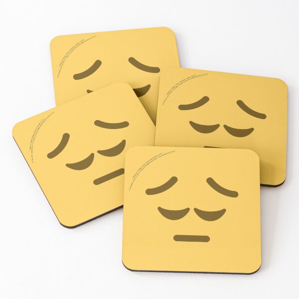 Item preview, Pensive Face Emoji designed and sold by VeryRandomShop.