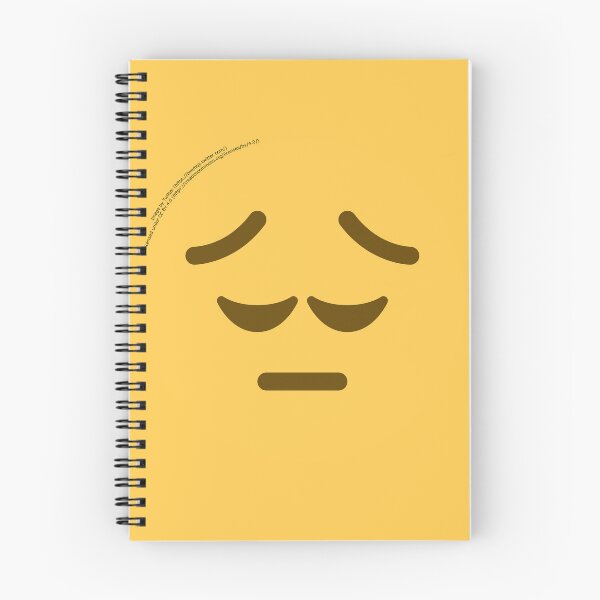 Item preview, Pensive Face Emoji designed and sold by VeryRandomShop.