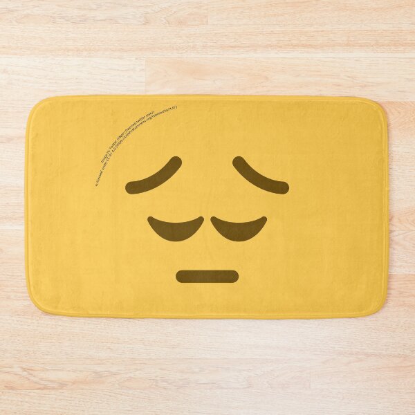 Item preview, Pensive Face Emoji designed and sold by VeryRandomShop.