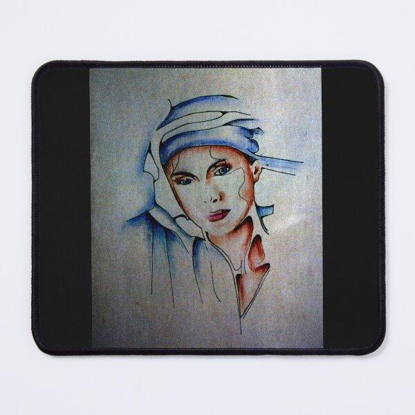 Item preview, Blue Turban - Drawing by Avril Thomas designed and sold by AvrilThomasart.