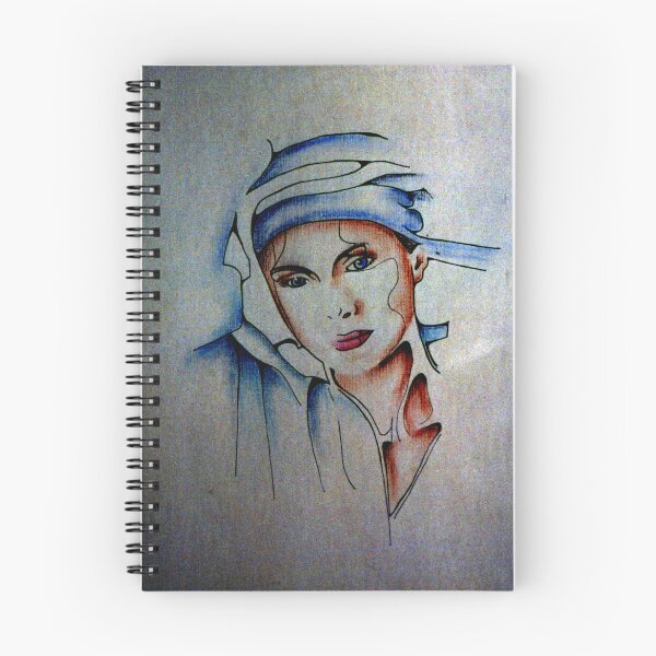Item preview, Blue Turban - Drawing by Avril Thomas designed and sold by AvrilThomasart.