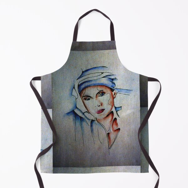 Item preview, Blue Turban - Drawing by Avril Thomas designed and sold by AvrilThomasart.