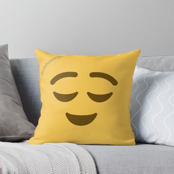 Item preview, Relieved Face Emoji designed and sold by VeryRandomShop.