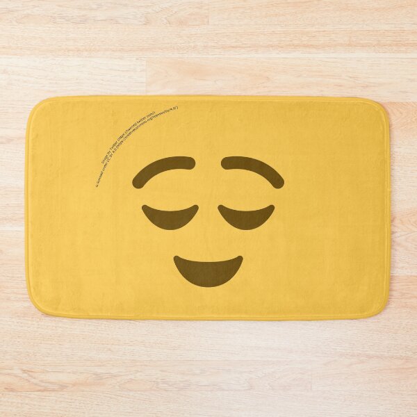 Item preview, Relieved Face Emoji designed and sold by VeryRandomShop.