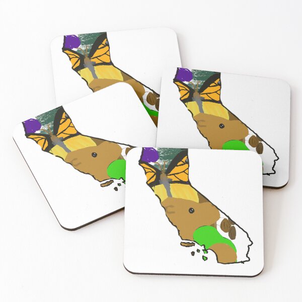 Item preview, California- Inline Version designed and sold by EmberGlowPress.