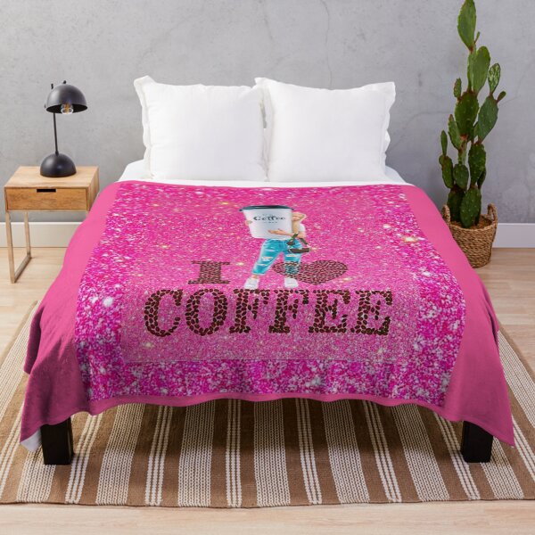 Item preview, I Love Coffee - Glamorous Pink Sparkle Design designed and sold by MelissaMelovich.
