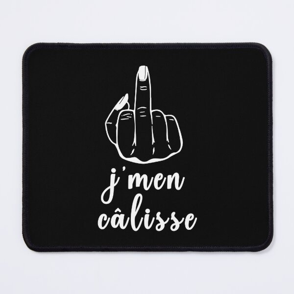 Item preview, jmen calisse with woman middle finger white designed and sold by EmeraldeaArt.