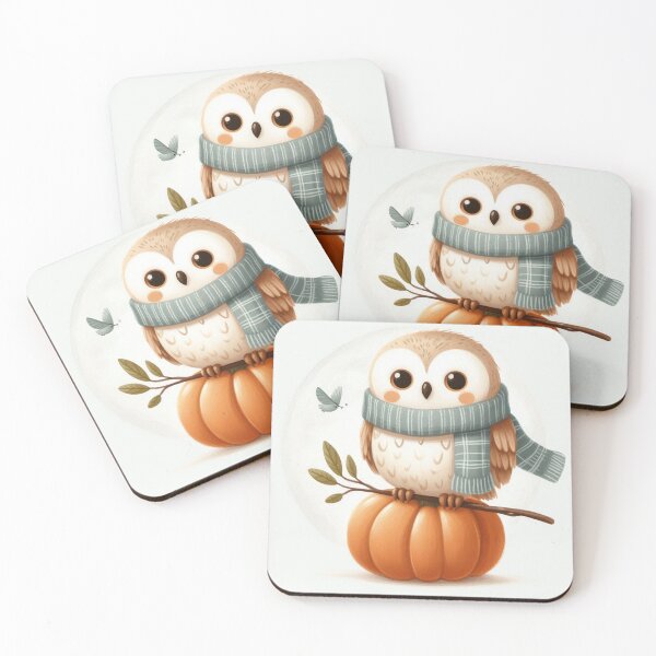 Item preview, Cozy Owl Sitting on a  Pumpkin designed and sold by SherryAtkinson.
