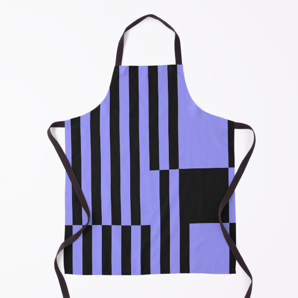 Item preview, Minimal Geometric Rectangles Lines 04 | Abstract Pattern Mid Century Stripes Tropical Indigo Purple Black designed and sold by MarleneCanto.