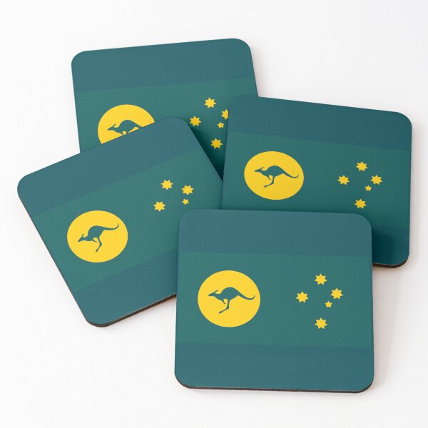 Item preview, Australia Kangaroo Sun Flag.  designed and sold by Kangaroo Sun.