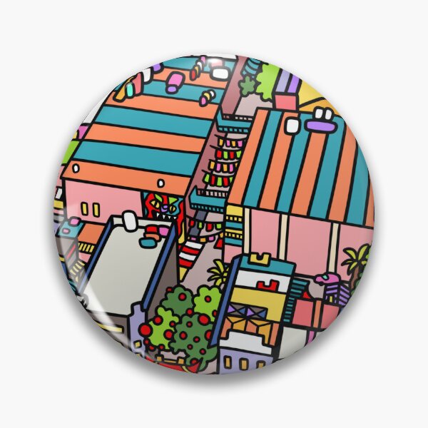 Item preview, Moonta Street, Chinatown designed and sold by azzurroarts.