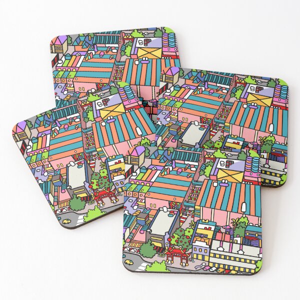 Item preview, Moonta Street, Chinatown designed and sold by azzurroarts.