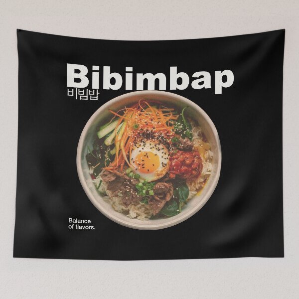 Item preview, Bibimbap 비빔밥 korean dish designed and sold by nelkrshop.
