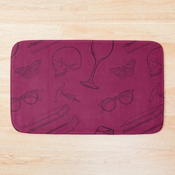 Item preview, Book Nerd Pattern (Merlot Background) designed and sold by Lampblack and Bone.