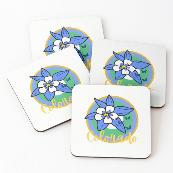 Item preview, Colorado Columbine State Flower Doodle Classic T-shirt Sticker designed and sold by ThinkNature!.