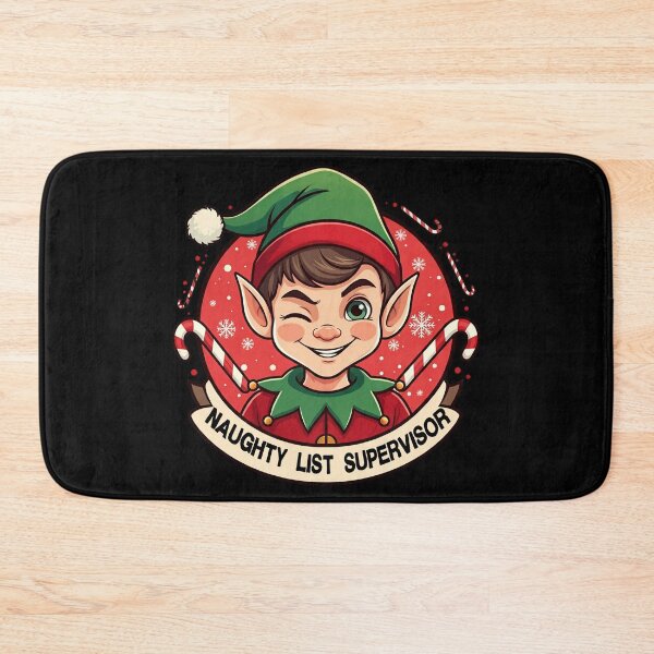 Item preview, Christmas Elf Naughty List Supervisor designed and sold by HolidayT-Shirts.