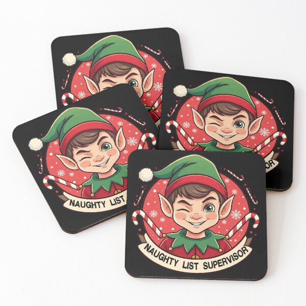 Item preview, Christmas Elf Naughty List Supervisor designed and sold by HolidayT-Shirts.